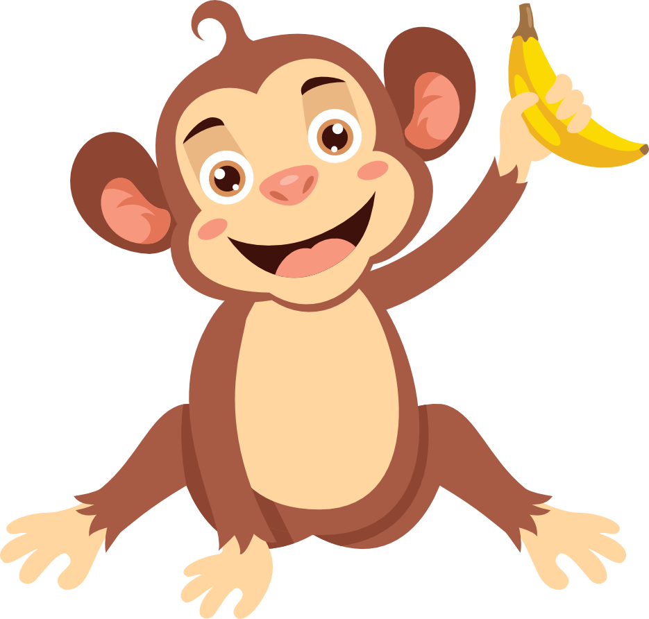 Monkey banana drawing