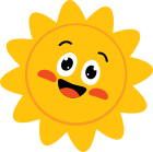 Sun with smile